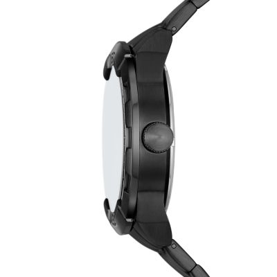 Bronson Automatic Black Stainless Steel Watch ME3256 Fossil