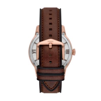 Townsman Automatic Brown Leather Watch