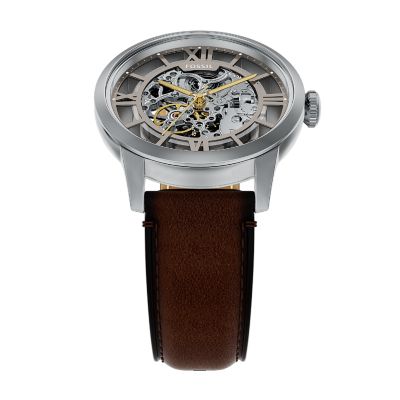 Townsman Automatic Brown Leather Watch