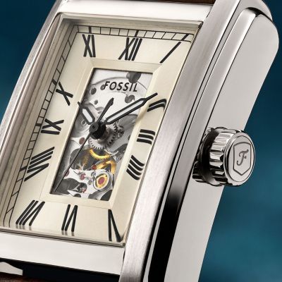 Carraway オートマティック ブラウン クロコレザーウォッチ - ME3272