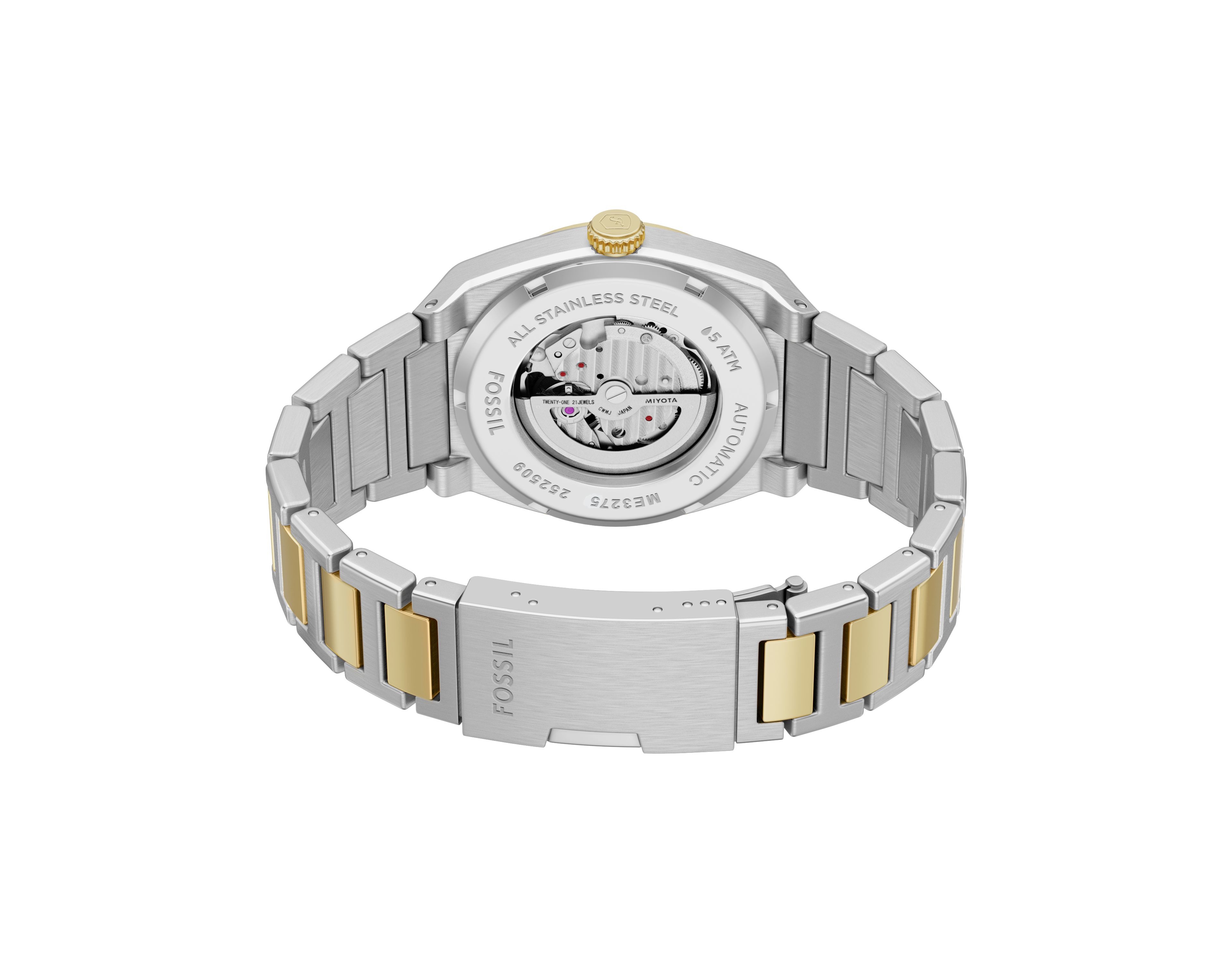 Everett Automatic Two-Tone Stainless Steel Watch