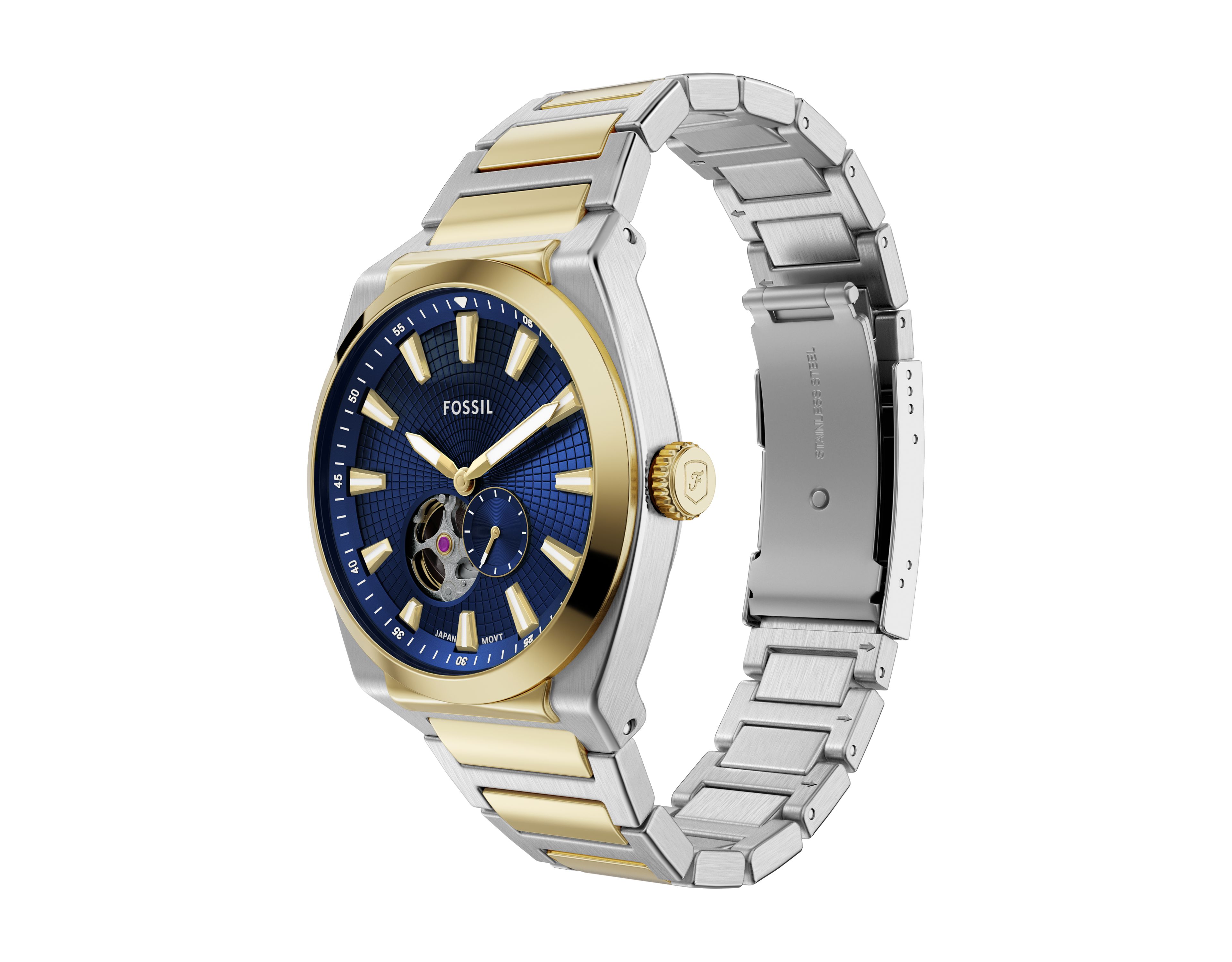 Everett Automatic Two-Tone Stainless Steel Watch