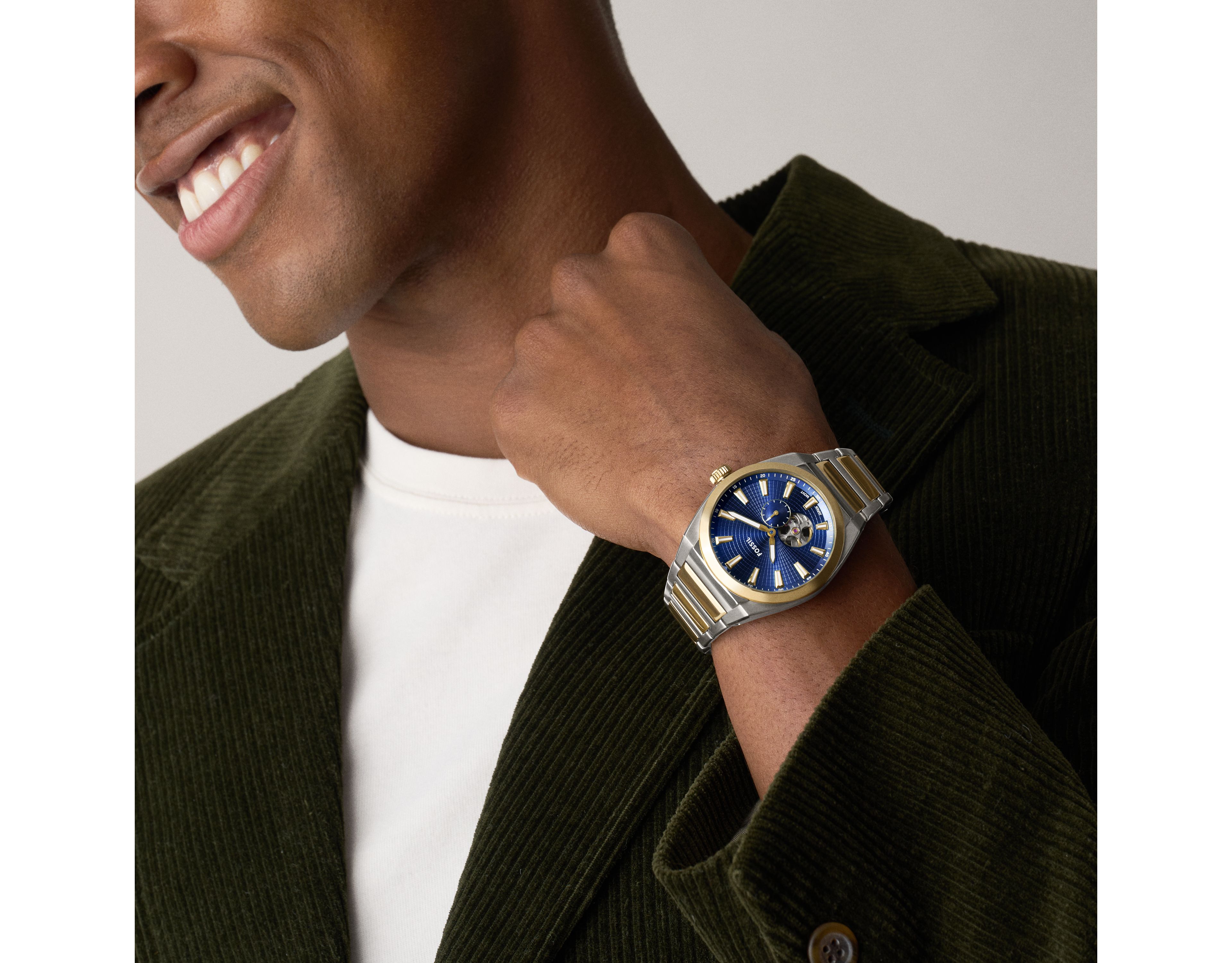 Everett Automatic Two-Tone Stainless Steel Watch