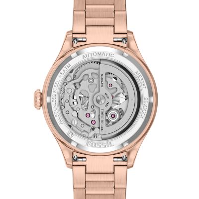 Gilmore 36mm Automatic Rose Gold-Tone Stainless Steel Watch