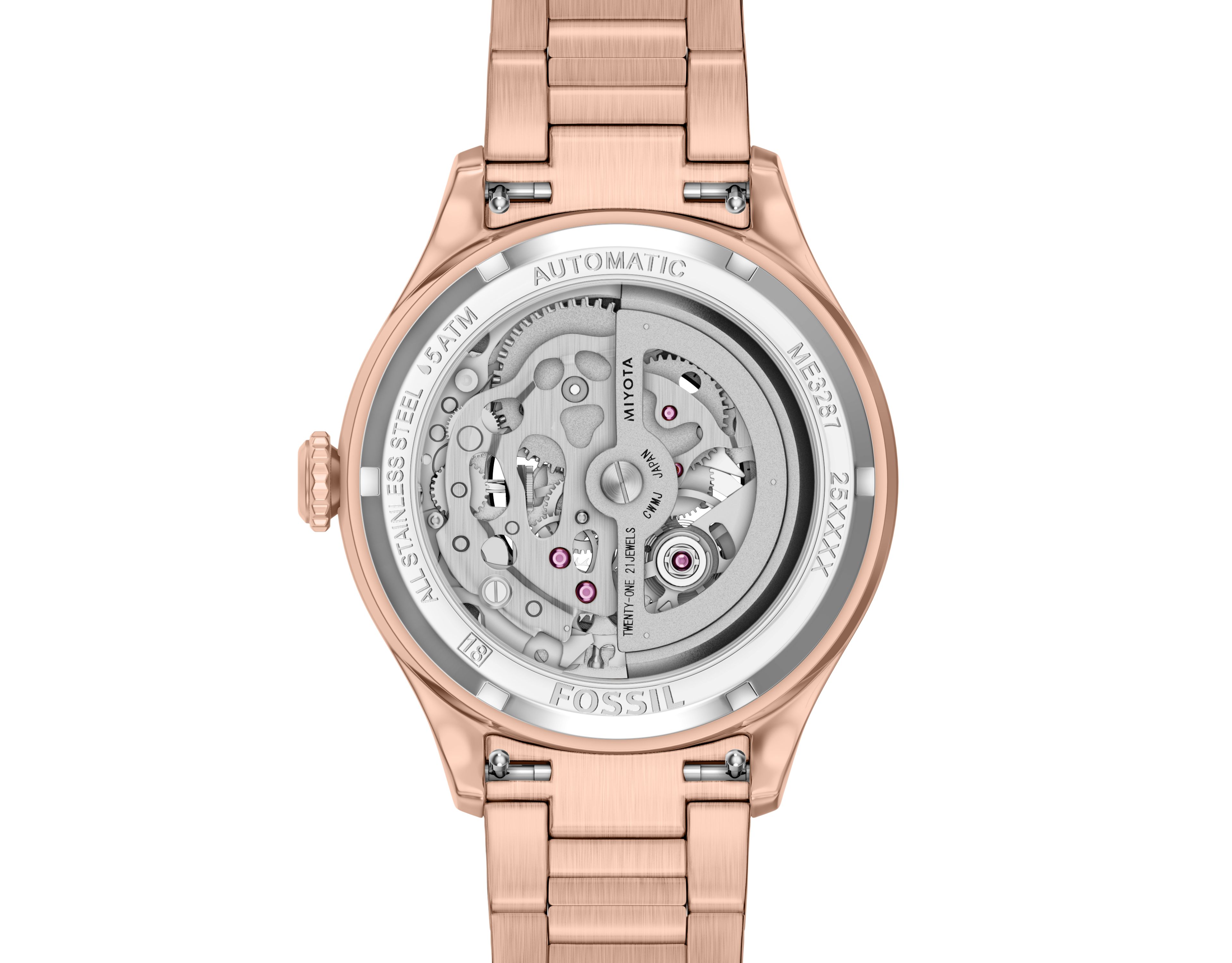 Gilmore Automatic Rose Gold-Tone Stainless Steel Watch