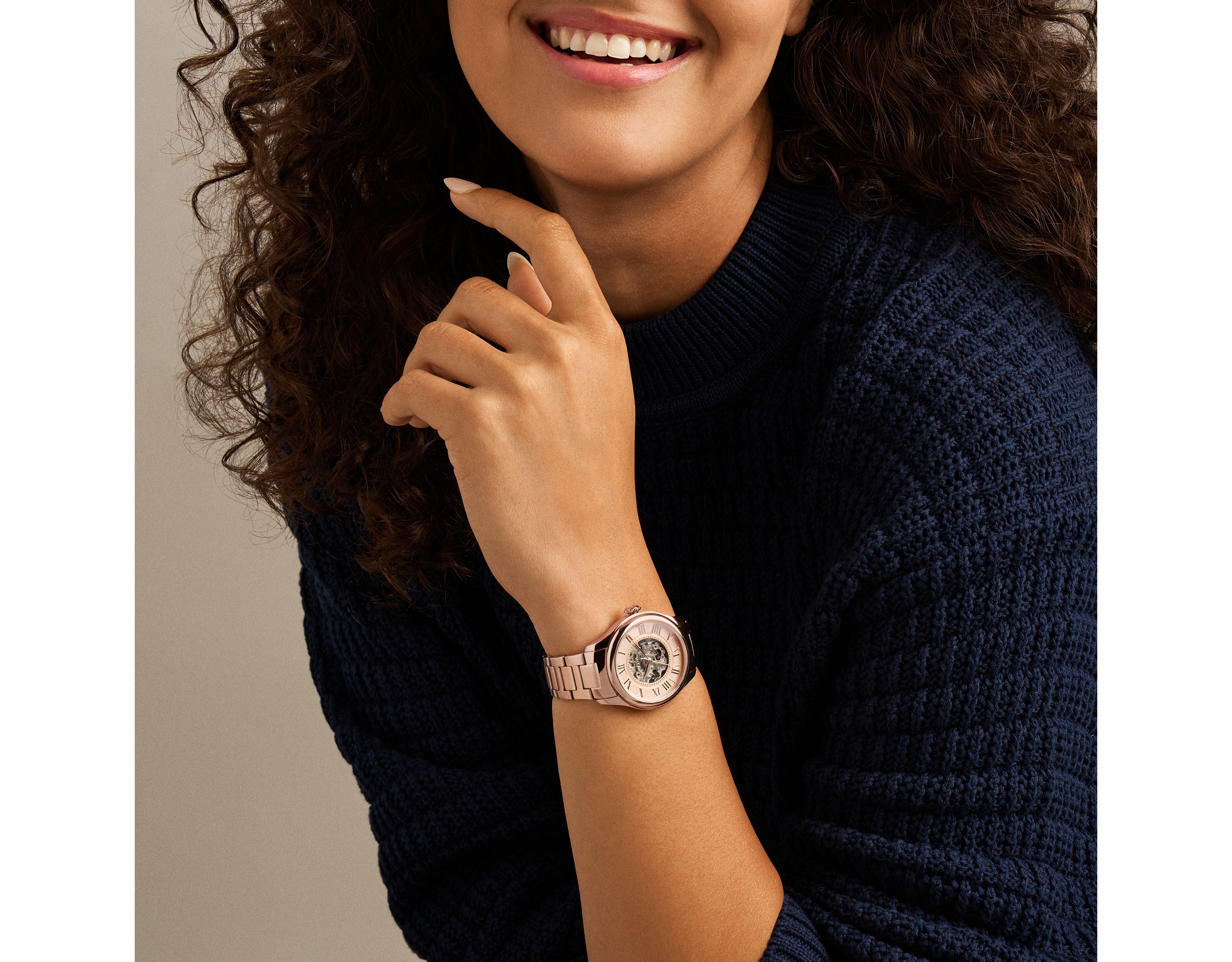 Gilmore Automatic Rose Gold-Tone Stainless Steel Watch