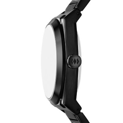 Everett 42mm Automatic Black Stainless Steel Watch