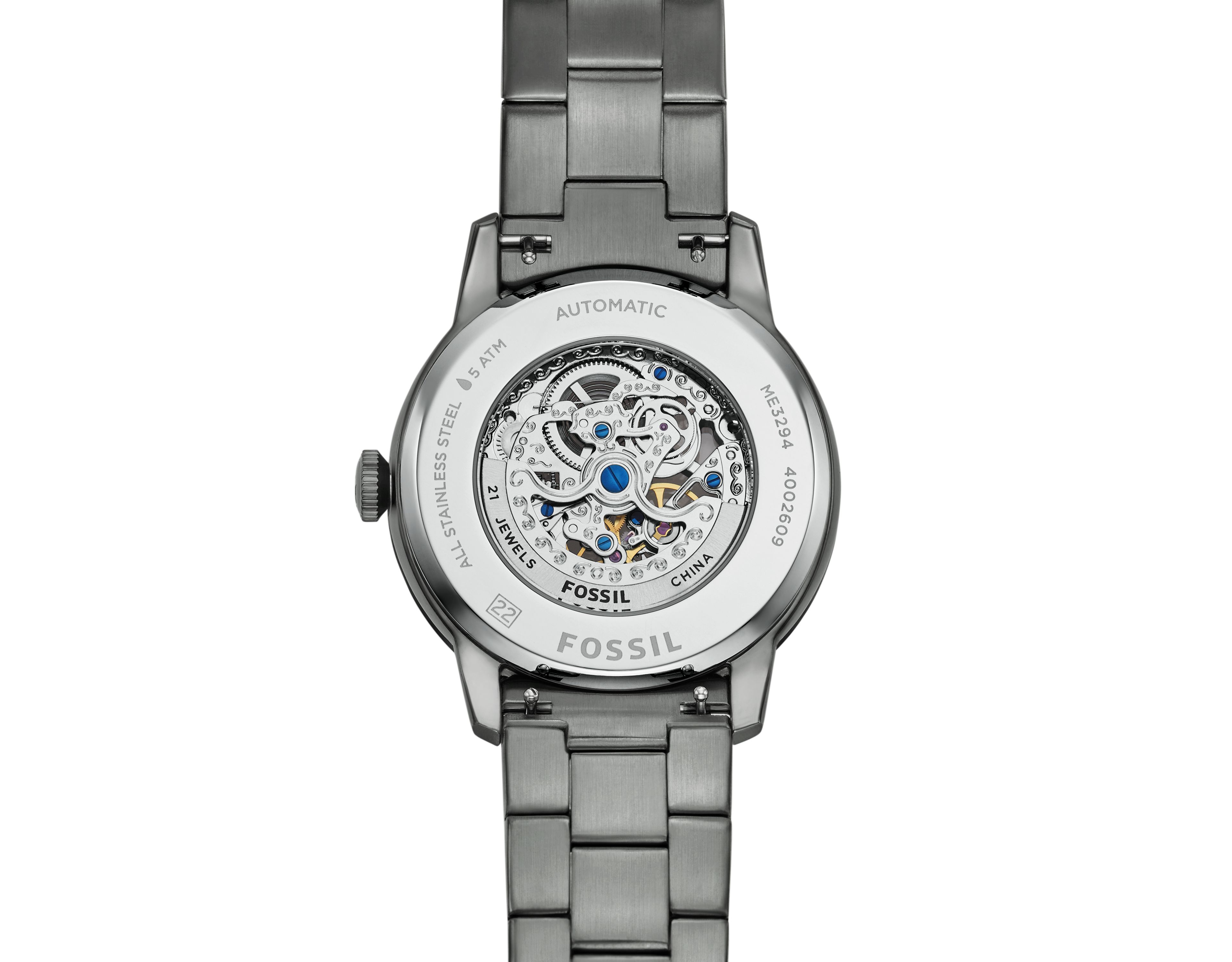 Townsman Automatic Smoke Stainless Steel Watch