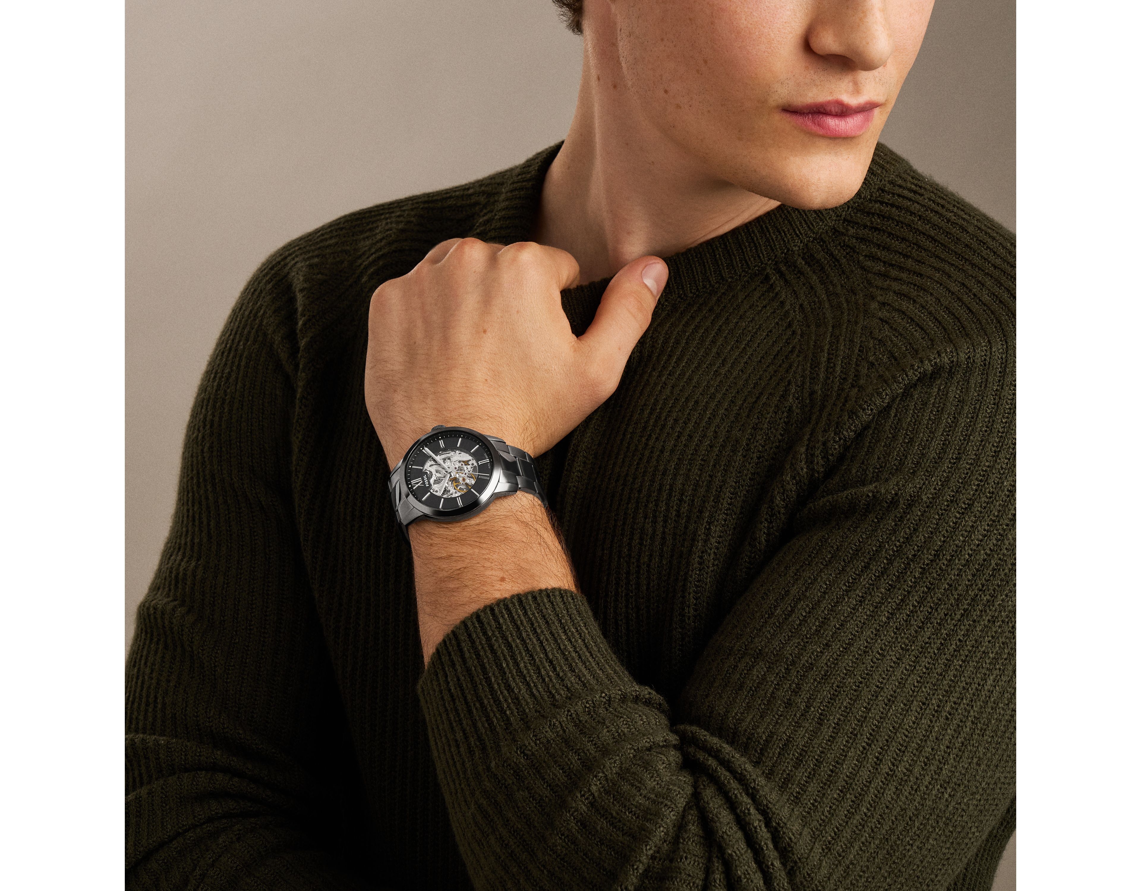 Townsman Automatic Smoke Stainless Steel Watch
