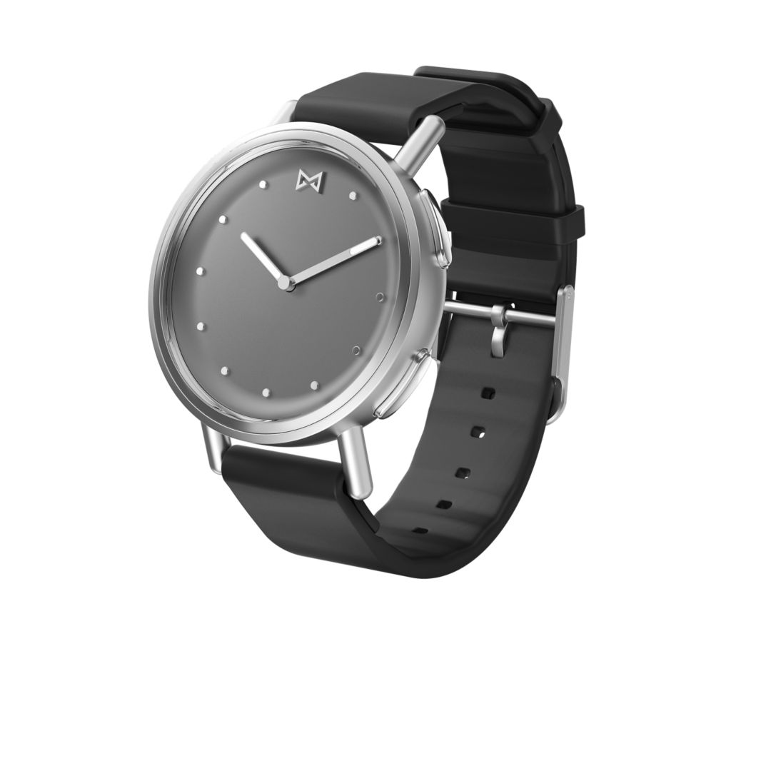 UPC 842939103960 product image for Misfit Women's Path 36Mm Stainless Steel With Black Sport Strap - White | upcitemdb.com