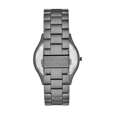 Slim runway coated on sale stainless steel watch