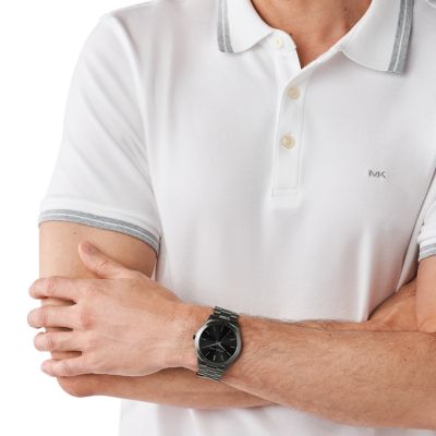 Michael kors polo clearance silver