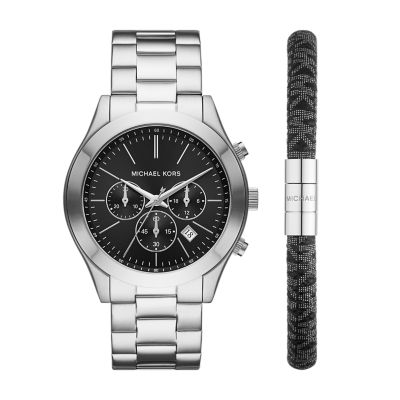 Slim chronograph store watch