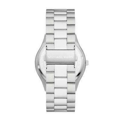 Michael kors slim runway deals coated stainless steel watch