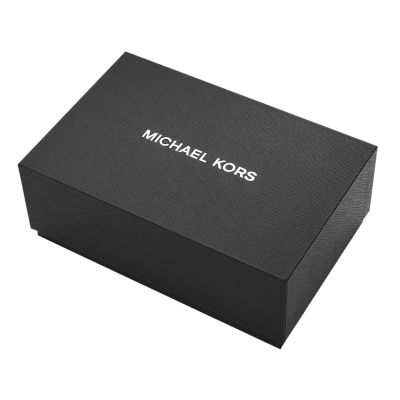 Stainless Gold-Tone Card Michael MK1076SET and Kors Set Case Steel Station Slim Chronograph Watch - - Slim Watch Runway