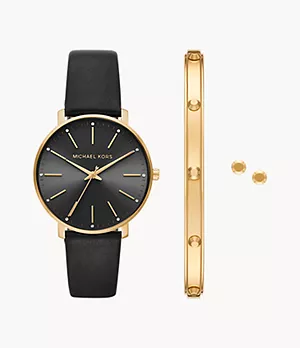 Michael Kors Pyper Three-Hand Watch and Jewelry Gift Set