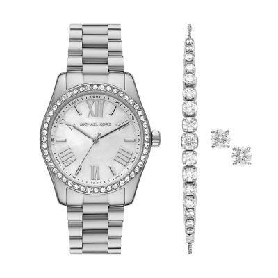 Michael kors stainless steel hot sale watch