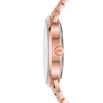 michael kors women's portia stainless steel bracelet watch 36mm