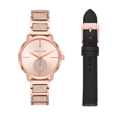 michael kors women's portia watch