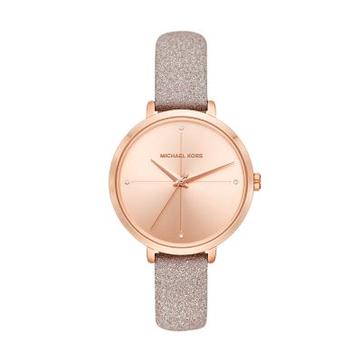 michael kors watch strap rose gold