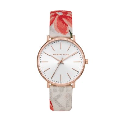 Michael kors watch deals with flowers