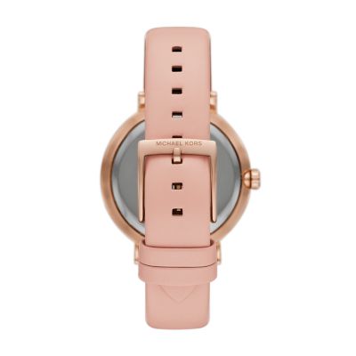 Michael Kors Three Hand Blush Leather Watch MK2957 Watch Station