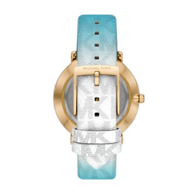 Michael Kors Pyper Three-Hand Ombre Turquoise PVC Watch - MK2959 - Watch  Station