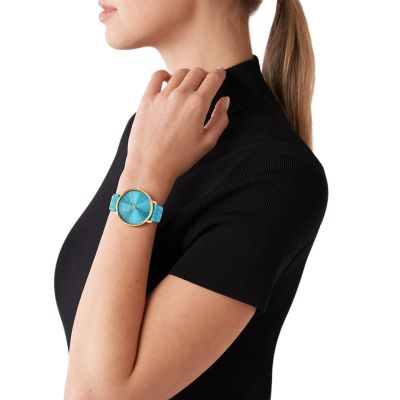 Michael kors shop turquoise watch