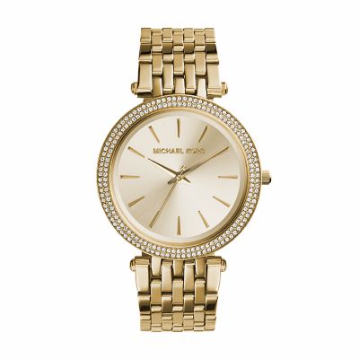 Michael Kors Gold-Tone Glitz Darci Watch