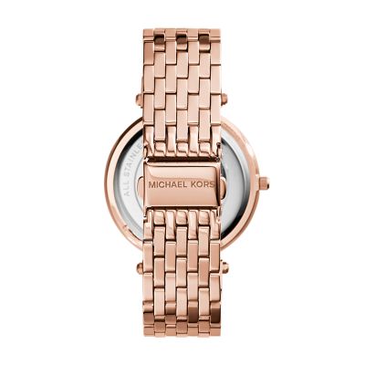 Michael Kors Rose Gold Tone Glitz Darci Watch MK3192 Watch Station