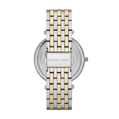 Michael Kors Women s Darci Three Hand Two Tone Steel Watch