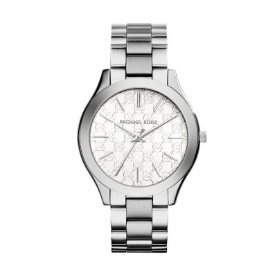 Michael Kors Silver-Tone Slim Runway Watch - MK3178 - Watch Station