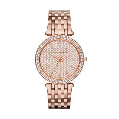 Hand Rose Gold-Tone Stainless Steel Watch