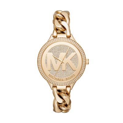 michael kors women's slim runway watch