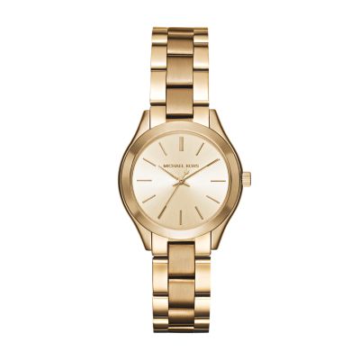 Michael Kors Women's Melissa Three-Hand Rose Gold-Tone Stainless Steel  Watch - MK4369 - Watch Station