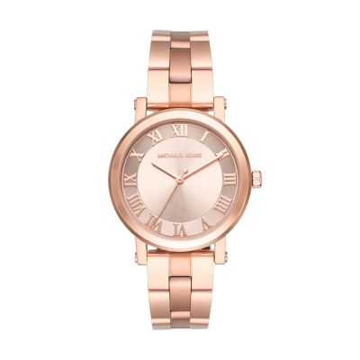 Hand Rose Gold-Tone Stainless Steel Watch