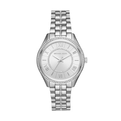 Lauryn Three-Hand Stainless Steel Watch 