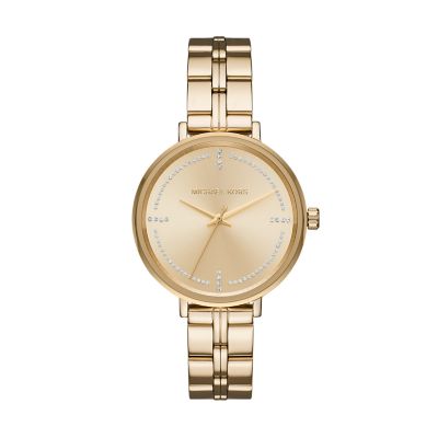 Michael Kors Bridgette Gold-Tone Watch