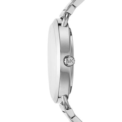 michael kors women's portia stainless steel bracelet watch 36mm