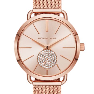 Montre Portia Michael Kors, doré rose, pour femme