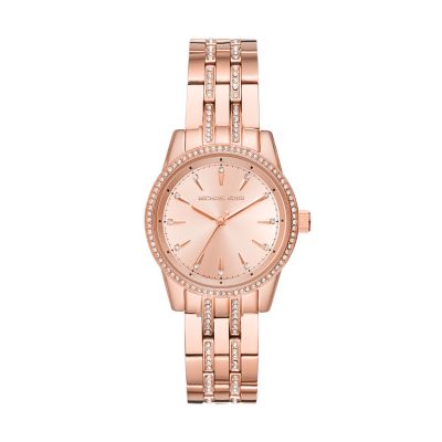 Hand Rose Gold-Tone Stainless Steel Watch