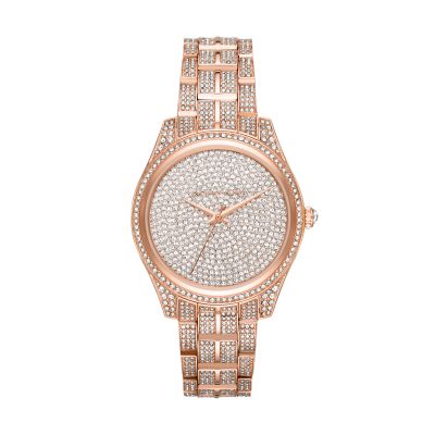 michael kors lauryn watch rose gold