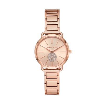 Michael Kors Women's Portia Three-Hand 