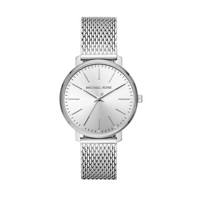 Michael Kors Women's Pyper Three-Hand Stainless Steel Watch