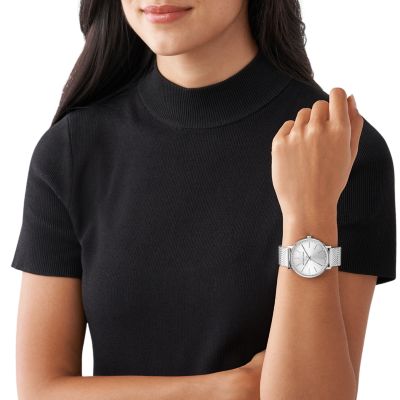 Michael Kors Women's Pyper Three-Hand Stainless Steel Watch