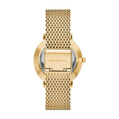 Michael Kors Women s Pyper Three Hand Gold Tone Steel Watch MK4339 Watch Station