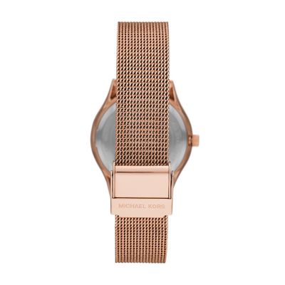 michael kors women's mesh watch