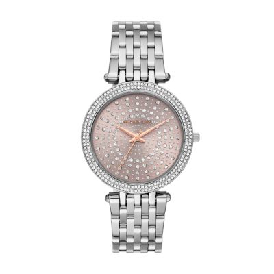 Michael Kors Women's Darci Three-Hand Stainless Steel Watch