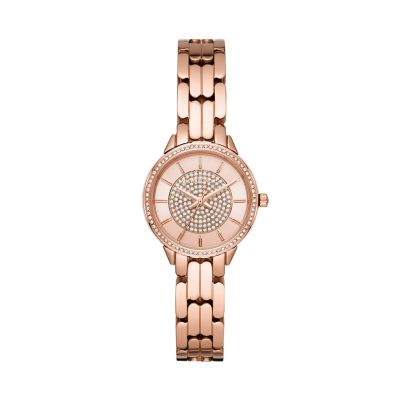 Gold watch deals women's michael kors