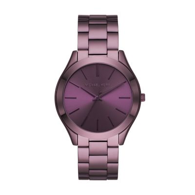 michael kors lavender watch